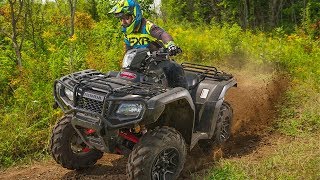 Full REVIEW 2017 Honda Foreman Rubicon 500 Deluxe [upl. by Lananna805]