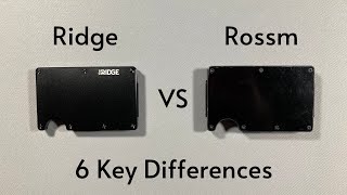 Ridge vs Rossm Wallet 6 Key Differences [upl. by Aryek]