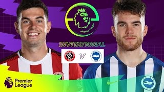 John Egan v Aaron Connolly  Sheffield Utd v Brighton  ePremier League Invitational  FIFA 20 [upl. by Llerut]