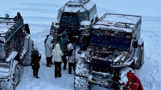 вездеходы Тайфун и Север по Камчатскому снегу [upl. by Ogir]