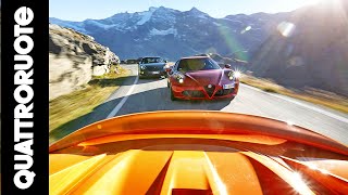 Alfa 4C vs Lotus Elise S vs Porsche Cayman [upl. by Yorztif]