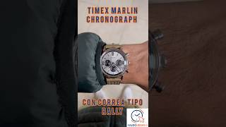 timex Marlin chronograph con Correa rally wristshot wristwatch wristcheck timexwatches [upl. by Ordnajela9]