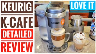 2021 REVIEW KEURIG KCafe Espresso Latte Cappuccino K Cup Coffee Maker HOW TO USE [upl. by Yelrihs]