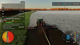 Edgewater Saskatchewan FS22 Putting out Slurry [upl. by Cresa197]