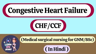 Congestive Heart Failure CHF🫀 Causes Types Stages Symptoms Management  MSN  In Hindi [upl. by Toblat]