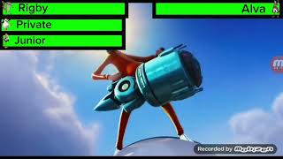 Rigby Team Vs Alva Pokemon the Movie Volcanion amp the Mechanical Marvel with Healthbars [upl. by Desireah]