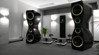 High End 2018 Munich Göbel Audio  Divin Majestic  The biggest loudspeakers at the show [upl. by Ahsein]