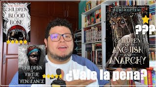 Leí la trilogía de Hijos de Sangre y Hueso Tomi Adeyemi para que tú no la leas ¿o sí [upl. by Yuht]