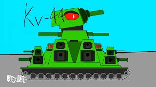 Kv 44 and  vs Ratte and  Part 2  Cartoon About Tank [upl. by Hattie]