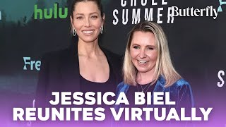 JESSICA BIEL REUNITES VIRTUALLY Beverley Mitchell Reveals 7th Heaven Virtual Reunion [upl. by Ajna]