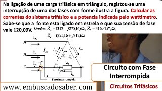 Circuito com fase interrompida [upl. by Anerec359]