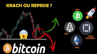 BITCOIN 🤔 DÉJÀ LA REPRISE   ETH  BITCOIN CASH  EOS  ELROND eGLD 🚀 analyse crypto monnaie fr [upl. by Novit]