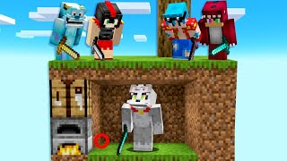 ACENIX vs 4 ASESINOS 😱🔪 MINECRAFT SPEEDRUN con LOS COMPAS [upl. by Llennahs423]