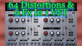 New 64 In 1 Distortion VST Plugin by United Plugins  Cyberdrive  Review amp Demo [upl. by Yrruc950]