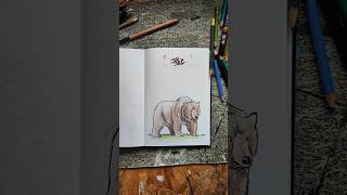 Je termine ce carnet  speeddrawing sketchbook dessin [upl. by Harahs]