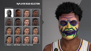 How to get the Joker Face scan in NBA 2K21 [upl. by Neff]