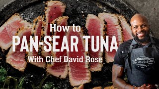 How to PanSear Tuna [upl. by Latsyrhc]