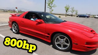 Pontiac WS6 Trans Am 800hp Ride Along [upl. by Shirk]