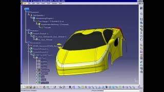 catia advanced isoparametric machining 13 [upl. by Ahsiei]