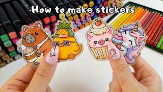 How to Make Stickers  Easy and Cheap [upl. by Eneroc]