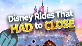 20 Disney Rides That Had to Close and Why [upl. by Raveaux]