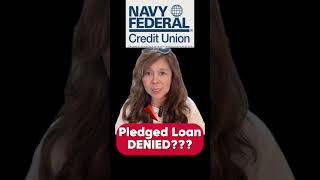 shorts DENIED Navy Federal Pledged Loan Denied nfcu credit creditcards money bank loans [upl. by Aicrag703]