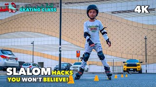 Beginner Slalom Skating Hacks You Wont Believe [upl. by Nagud]