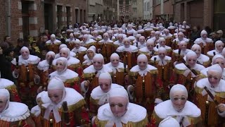 Sans frontières  Le carnaval de Binche l’un des plus anciens de Belgique [upl. by Magdalen]