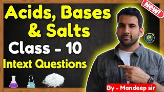 Acid Base and Salts class 10 NCERT solutions  Intext Questions  Class 10 Science [upl. by Harraf551]