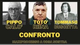 Il confronto tra Totò Riina Tomasso Buscetta e Pippo Calò [upl. by Euphemiah283]