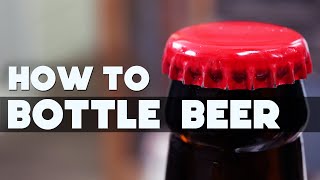 How to Bottle Beer  The Easiest Method [upl. by Ylnevaeh]