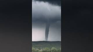 Stovepipe tornado near the Texas Panhandle community of McLean [upl. by Dlanigger729]