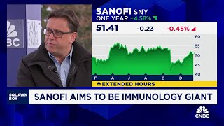 Sanofi CEO Paul Hudson Weve got perhaps the worlds best immunology pipeline [upl. by Cirtemed231]