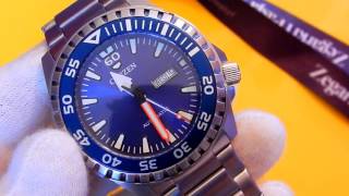 Video recenzja CITIZEN Mechanical NH838988LE [upl. by Holna334]