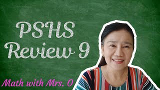 PHILIPPINE SCIENCE HIGH SCHOOL REVIEW 9 [upl. by Ijuy]