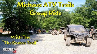 Group ATV Ride  Michaux DCNR Trails atv [upl. by Mahseh459]