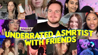 ASMR Underrated ASMRtist with Friends Fast amp Aggressive Hand Sounds Mic Triggers Visuals  Pt 2 [upl. by Dahij]