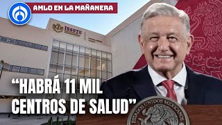 AMLO promete inauguración de 7 nuevos hospitales del ISSSTE [upl. by Ahsieker]