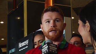 Canelo Alvarez and Gennady Golovkin make grand arrivals in Las Vegas before fight on Saturday [upl. by Itsa]