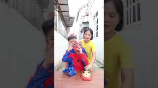 Team Spidey Perfect Choice Toys Mask nono shorts [upl. by Eniac]