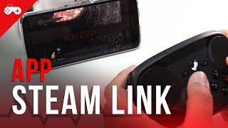 Steam Link app  jogando os games do seu PC no celular [upl. by Adnilim]