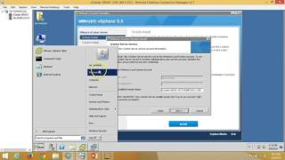 How to Install VMWare vCenter 55 Full Step by Step [upl. by Mcarthur]