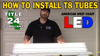 How to Retrofit  Direct Wire T8 Tube Lamps [upl. by Starr981]