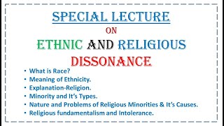 Race Ethnicity Religion Types of Minority Problems of religious minorities Fundamentalism UPSC [upl. by Yblek]