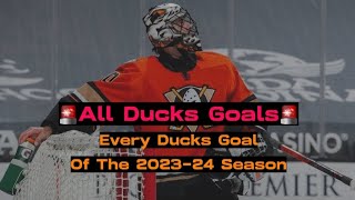 Every Ducks Goal Of The 202324 Season  Pt October NHL Highlights [upl. by Gib250]