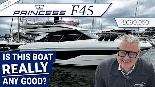 2021 Princess F45  Is this boat really any good [upl. by Nyleuqcaj163]