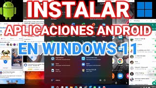 Instalar aplicaciones Android en Windows 11 [upl. by Watters]