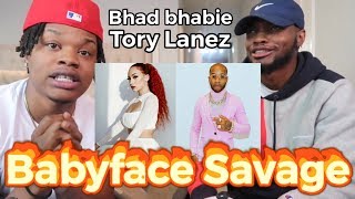 SNAPPED  BHAD BHABIE feat Tory Lanez quotBabyface Savagequot Official Music Video  REACTION [upl. by Bast110]