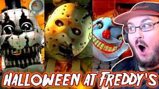 FNAF SONG quotHalloween at Freddys Remixquot ANIMATED 1 amp 2 By FiveNightsMusic FNAF REACTION [upl. by Travax]