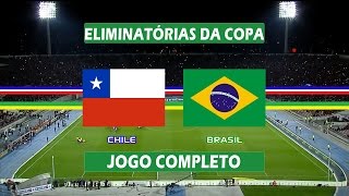 Chile x Brasil  Jogo Completo  Eliminatórias da Copa 2018 08102015 [upl. by Armin]